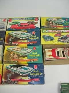   Vintage model car lot/ AMT and SMP models Model B & T Ford/ others