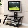 Innovex Glass/ Metal 3 in 1 60 inch TV Stand with Mount