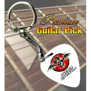  Avenged Sevenfold Premium Guitar Pick Keyring Musical 