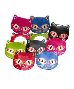 Set of 10 Charming Cat Purse Mirrors (India)  