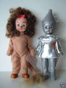 McDonalds Madame Alexander Wizard Oz Tin Man Lion Dolls  