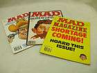 MAD MAGAZINES ISSUES #221; #222; #223 A LOT OF 3 MAGAZINES ALL 