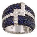 Encore by Le Vian 14k Gold Sapphire and Diamond Ring (H I, I1)