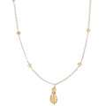 Tacori Bridal Evening Silver Citrine and Crystal Necklace