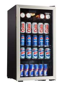 Danby DBC120BLS Beverage Center, Holds up to 120 Cans, Tempered Glass 