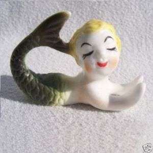 Vintage Bone China Mermaid Figurine Aquarium or Bath  