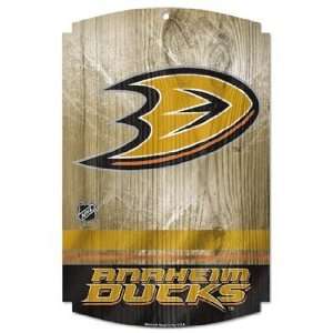  NHL Anaheim Ducks Sign   Wood Style
