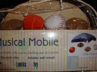 LAMBS & IVY~LITTLE PLAYOFFS SPORTS~ CRIB MOBILE~NEW~  