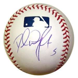David Wright Autographed Panel MLB Baseball