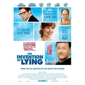  THE INVENTION OF LYING 27X40 ORIGINAL D/S MOVIE POSTER 