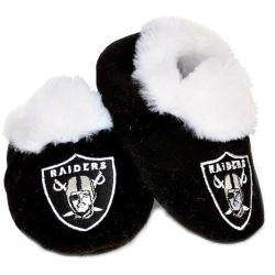 Oakland Raiders Baby Bootie Slippers  