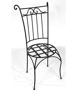 Wrought Iron Wing Back Chair (Morocco)  