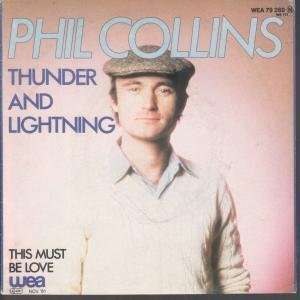   LIGHTNING 7 INCH (7 VINYL 45) FRENCH WEA 1981 PHIL COLLINS Music