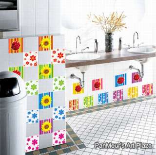 CP 41 Square Patterns, Wall Mural Sticker Decals Decor  