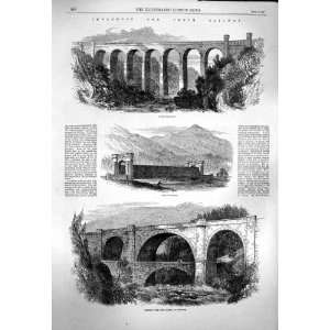  1863 INVERNESS RAILWAY TILT DIVIE VIADUCT KILLIECRANKIE 