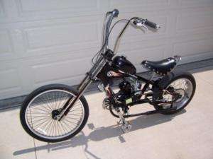 Schwinn OCC Chopper Bicycle Motor Mount & LOUD Exhaust  