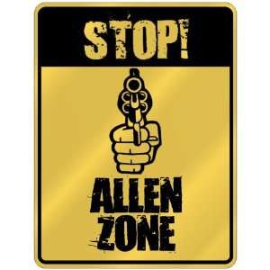  New  Stop  Allen Zone  Parking Sign Name