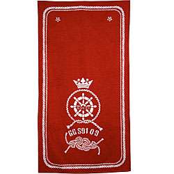 Gucci Nautical Oversized Red Beach Towel  