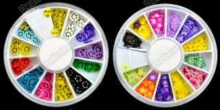   Nail Art DIY 3D Mix FIMO Tip Polymer Clay Slices Decoration New  