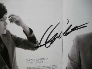 Super Junior M KOREAN Autographed Signed CD RARE Suju  