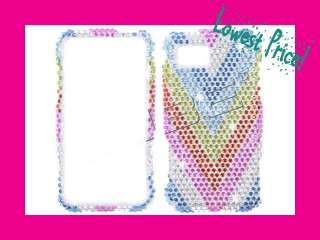 Rainbow BLING COVER CASE 4 AT&T SAMSUNG ETERNITY A867  