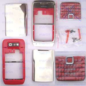 NEW RED Full Cover Housing Case+Keypad For Nokia E71+Tool  