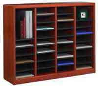 Safco Products Wood Adjustable Literature Organizer, 24 