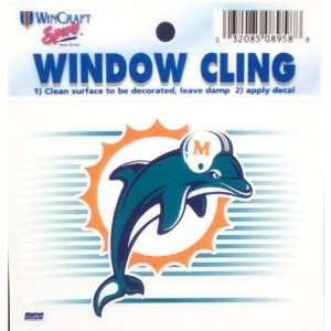 Miami Dolphins Small Window Cling
