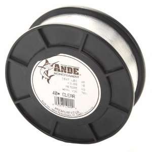Academy Sports ANDE Premium Monofilament 4# Clear 700 yds Fishing Line 