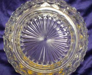 Up for grabs is this Fostoria crystal America tall bowl. It stands 5 