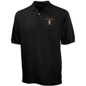  Idaho Vandal Golf Shirts  Idaho Vandals Black Pique Polo 