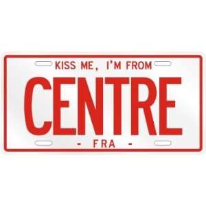 NEW  KISS ME , I AM FROM CENTRE  FRANCE LICENSE PLATE SIGN CITY 