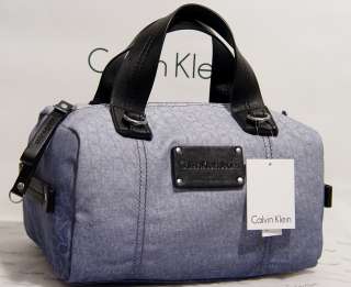 NEW Calvin Klein CK Logo Denim Bag Tote Purse Handbag  