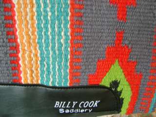 BILLY COOK WOOL, WESTERN SADDLE HORSE CUTTER SHOW PAD  