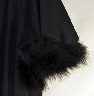   Length Empire Waist Dress w/ Ostrich Feathers Fan Sleeves Sz 2X  