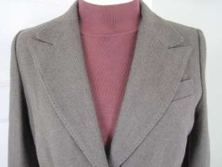 JUICY COUTURE Brown Tweed Blazer Jacket L  