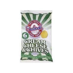 Seabrook Cheese&Chive Crisps 6Pk x 4  Grocery & Gourmet 