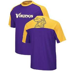  Reebok Minnesota Vikings Purple Draft Pick T Shirt Sports 