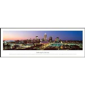  Indianapolis, Indiana   Panoramic Print   Framed Poster 