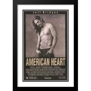 American Heart 32x45 Framed and Double Matted Movie Poster   Style B 