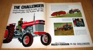 1968 Massey Ferguson MF 165 Tractor Original Color Ad  