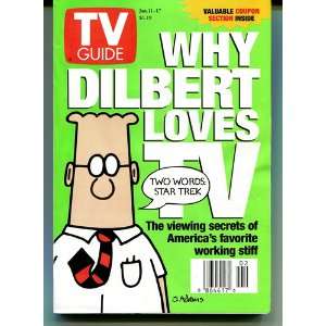  Tv Guide Jan 11 17 1997 Dilbert TV Guide Books