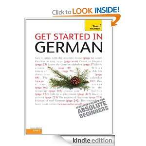 Get Started In German Teach Yourself Rosi McNab  Kindle 