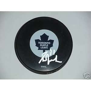 Grant Fuhr Signed Toronto Maple Leafs Hockey Puck