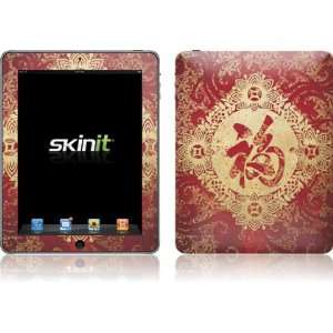  Red Chinese character Blessing skin for Apple iPad 