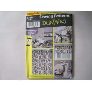   Pattern 5750 Sewing Patterns for Dummies Bathroom Accessories Books