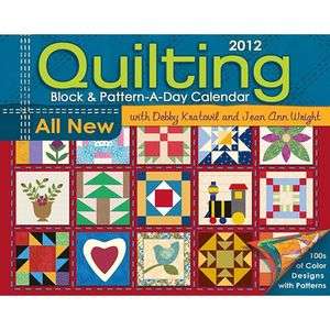 Quilting Pattern a Day 2012 Desk Calendar 9781449406929  