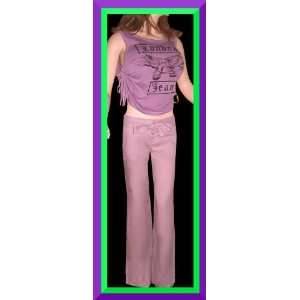    Victorias Secret Lavender Linen Pants 2 tall 