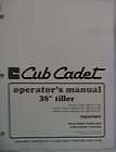 Cub Cadet 1983 38 Tiller Owner Manual