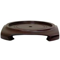 Wooden 8.5 inch Rosewood Vase Stand (China)  